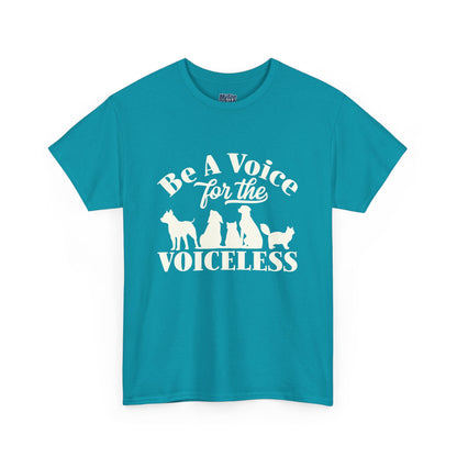 Be A Voice For The Voiceless Unisex T-Shirt | Empowering Animal Rescue Tee