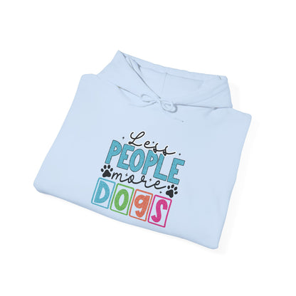 Less People More Dogs Unisex Hoodie, Gifts For Pet Owners
