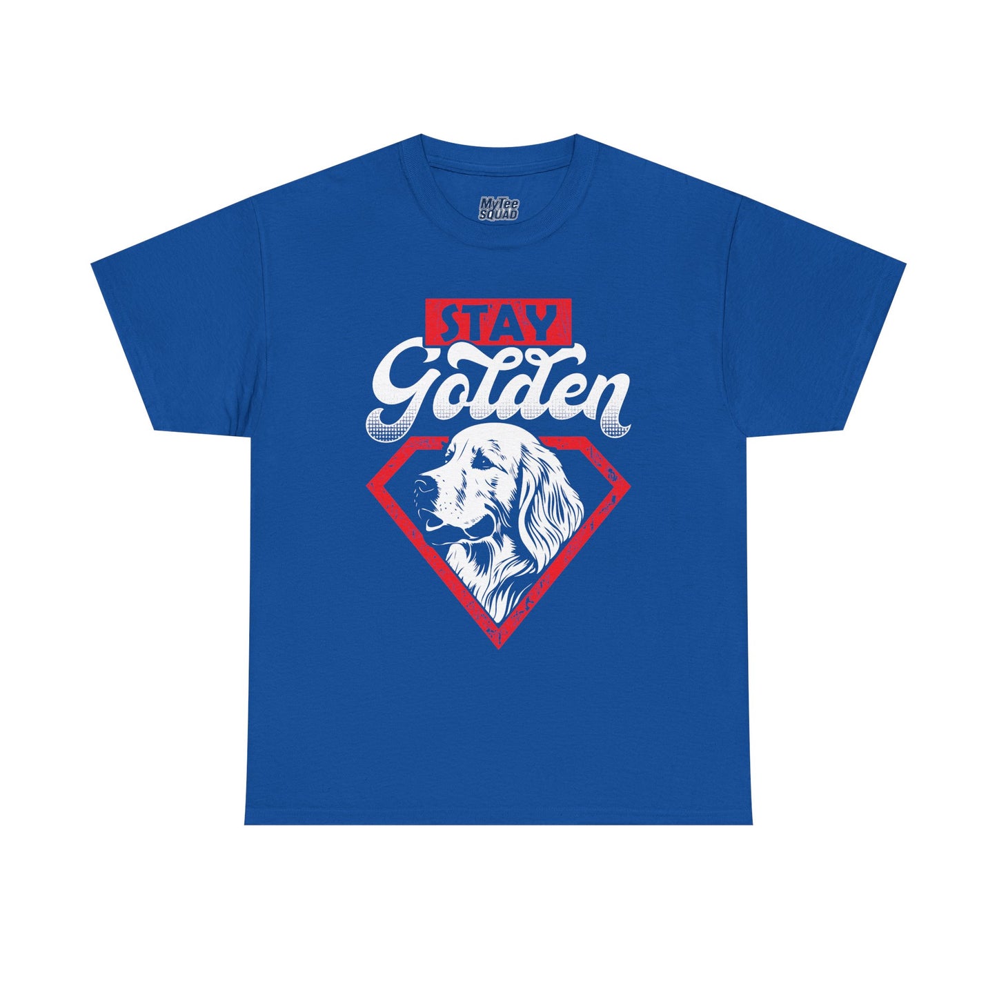 Stay Golden Unisex Cotton T-Shirt | Best Gift For Dog Lover