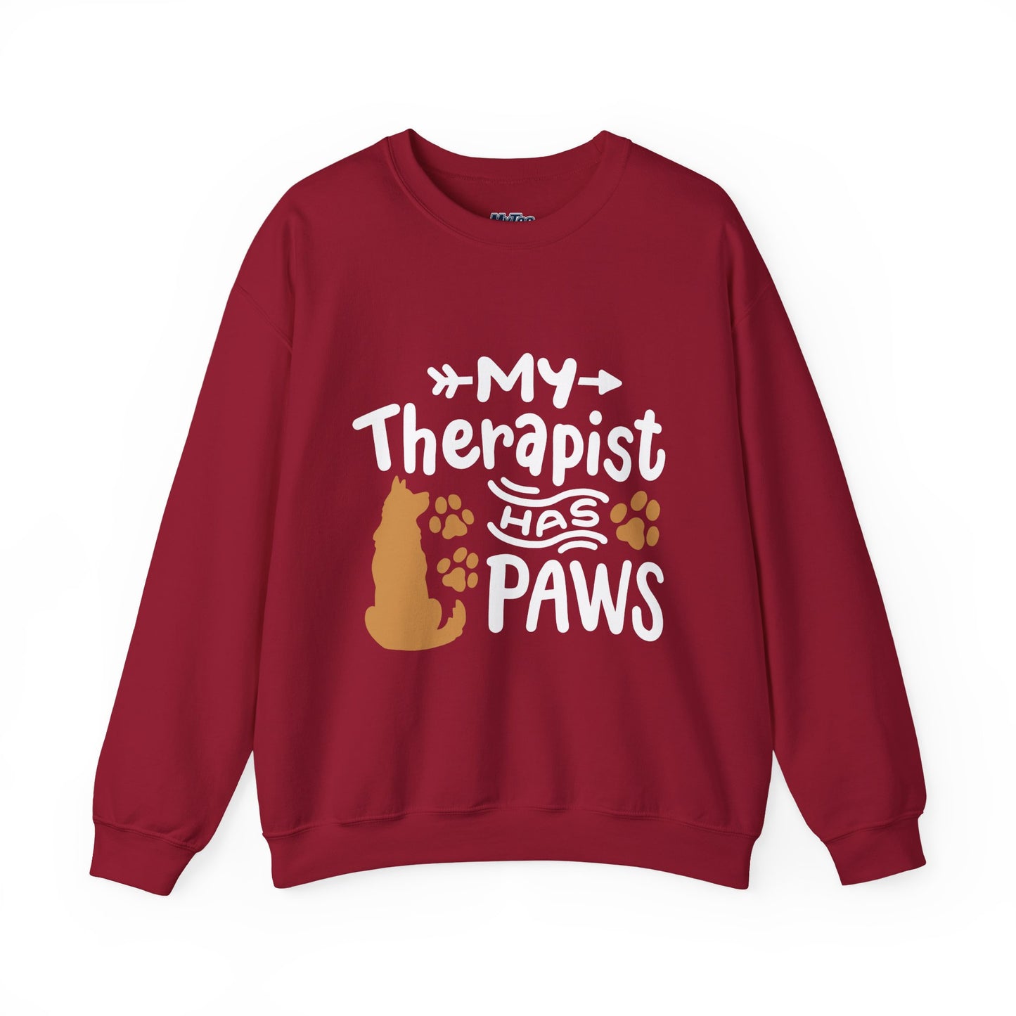My Therapist Has Paws Unisex Sweatshirt | Cat & Dog Gifts, Animal Lover Apparel