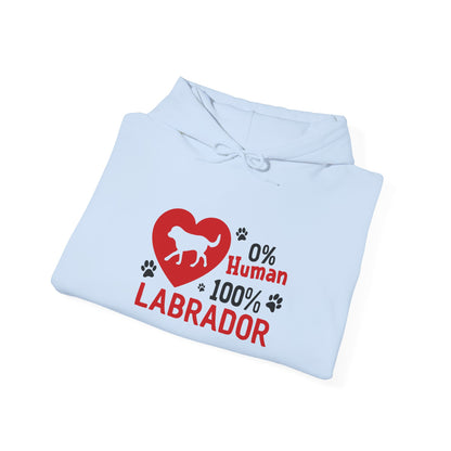 0% Human 100% Labrador Unisex Hoodie