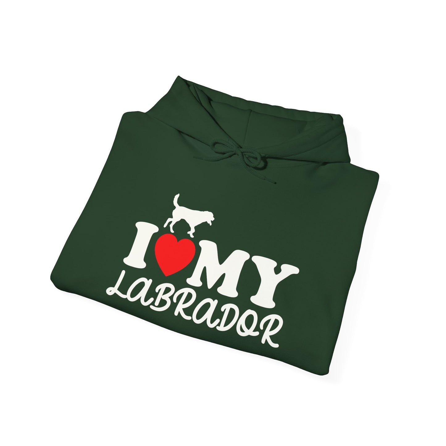 I Love My Labrador Unisex Hoodie | Adorable Warmth for Dog People