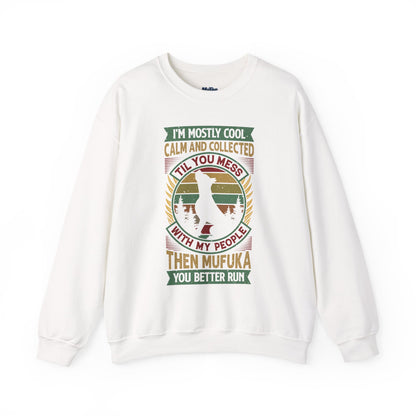 I'm Mostly Calm And Collected Pitbull Unisex Sweatshirts