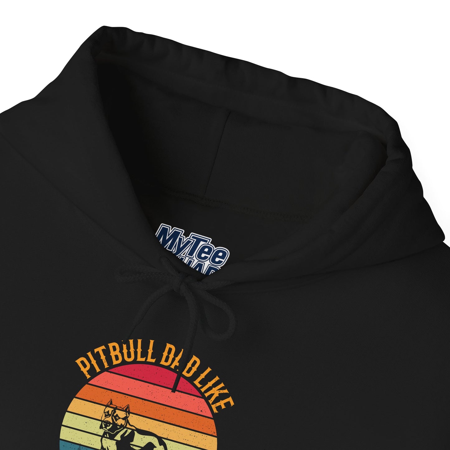 'Pitbull Dad Like A Regular Dad But Cooler' Cozy Hoodie