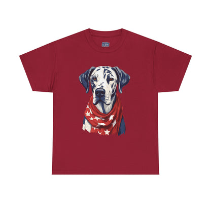 Patriotic Great Dane Unisex T-Shirt