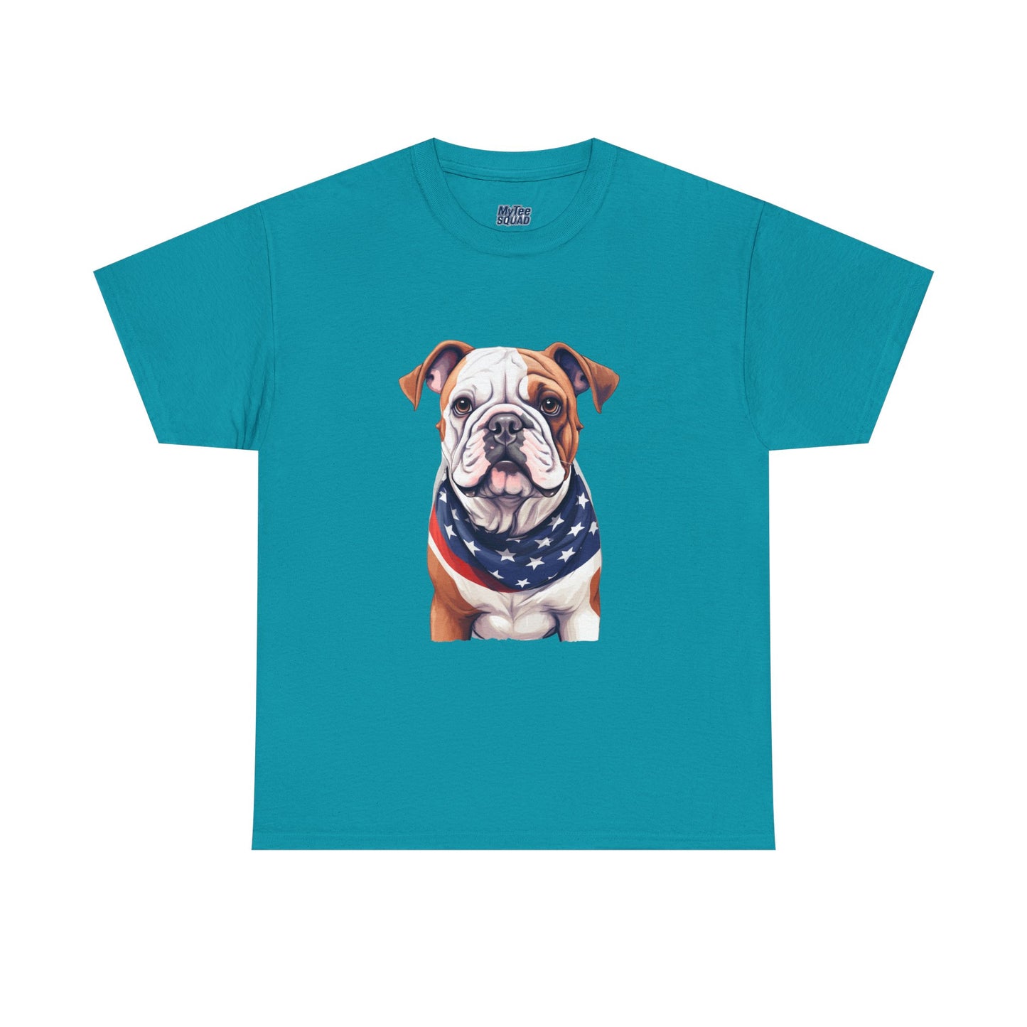 Patriotic Bulldog Unisex T-Shirt