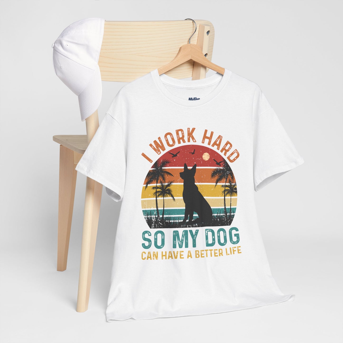 I Work Hard So My Dog Can Chill Unisex T-Shirt