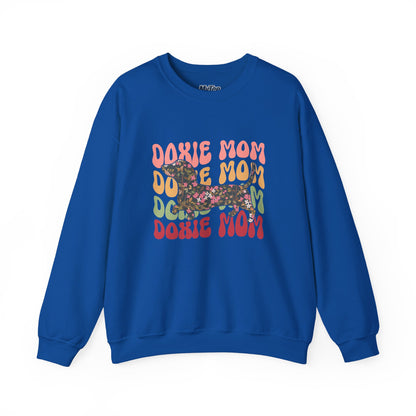 Doxie Mom Vibes Sweatshirt – For Stylish Wiener Dog Parents
