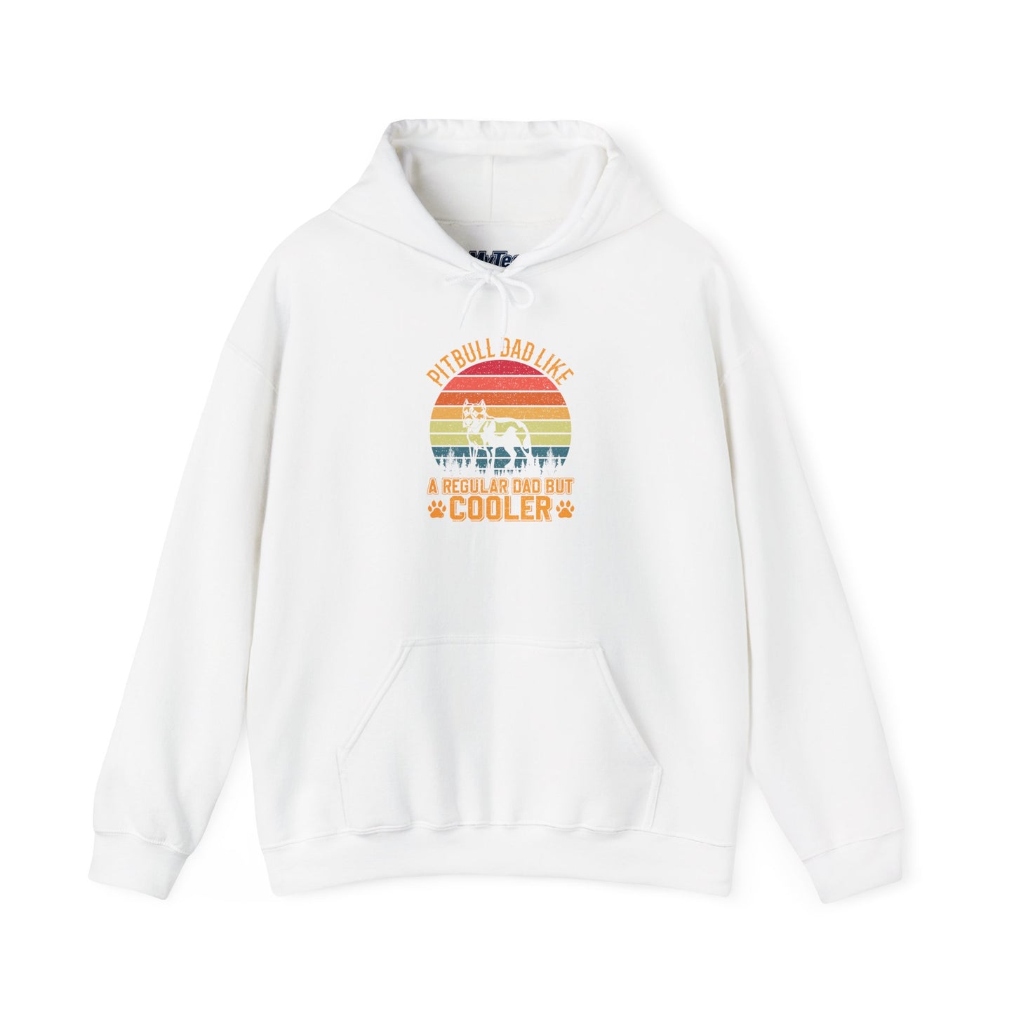 'Pitbull Dad Like A Regular Dad But Cooler' Cozy Hoodie