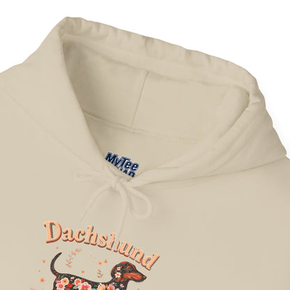 Dachshund Mama Everyday Hoodie – Floral Comfort For Pup Fans
