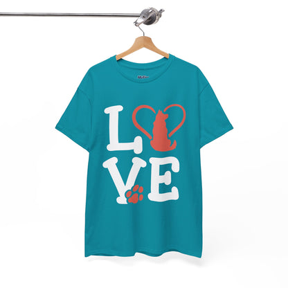 Love Dog Heart T-Shirt