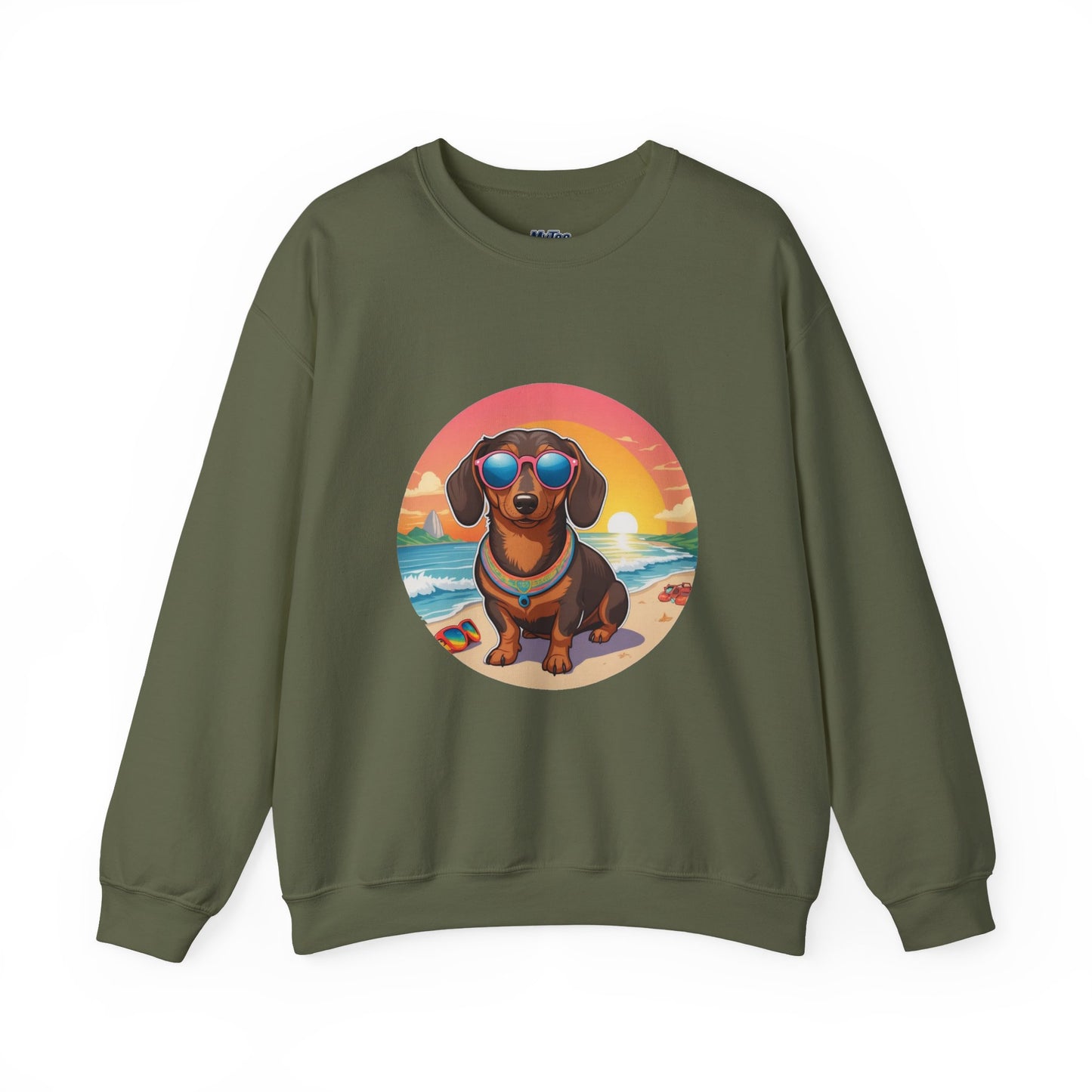 Dachshund Sunset Chill Unisex Sweatshirts