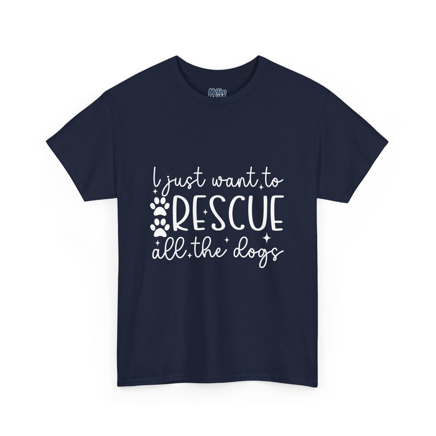 I Just Want To Rescue All The Doga Unisex T-Shirt – Soft Style, Big Heart