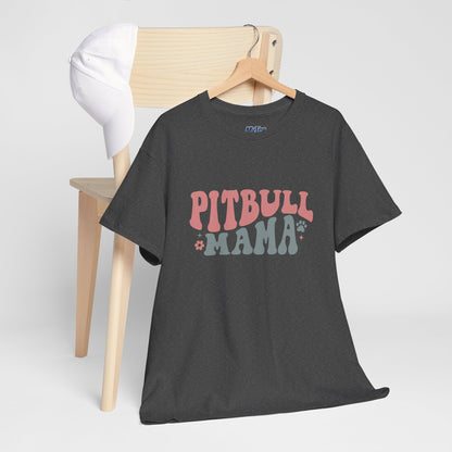 Pitbull Mama Tee – Cute Casual Shirt for Dog Moms & Pet Lovers