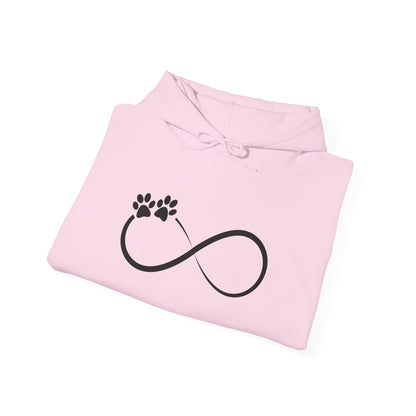 Infinity Paw Unisex Hoodie– Cozy & Timeless Love