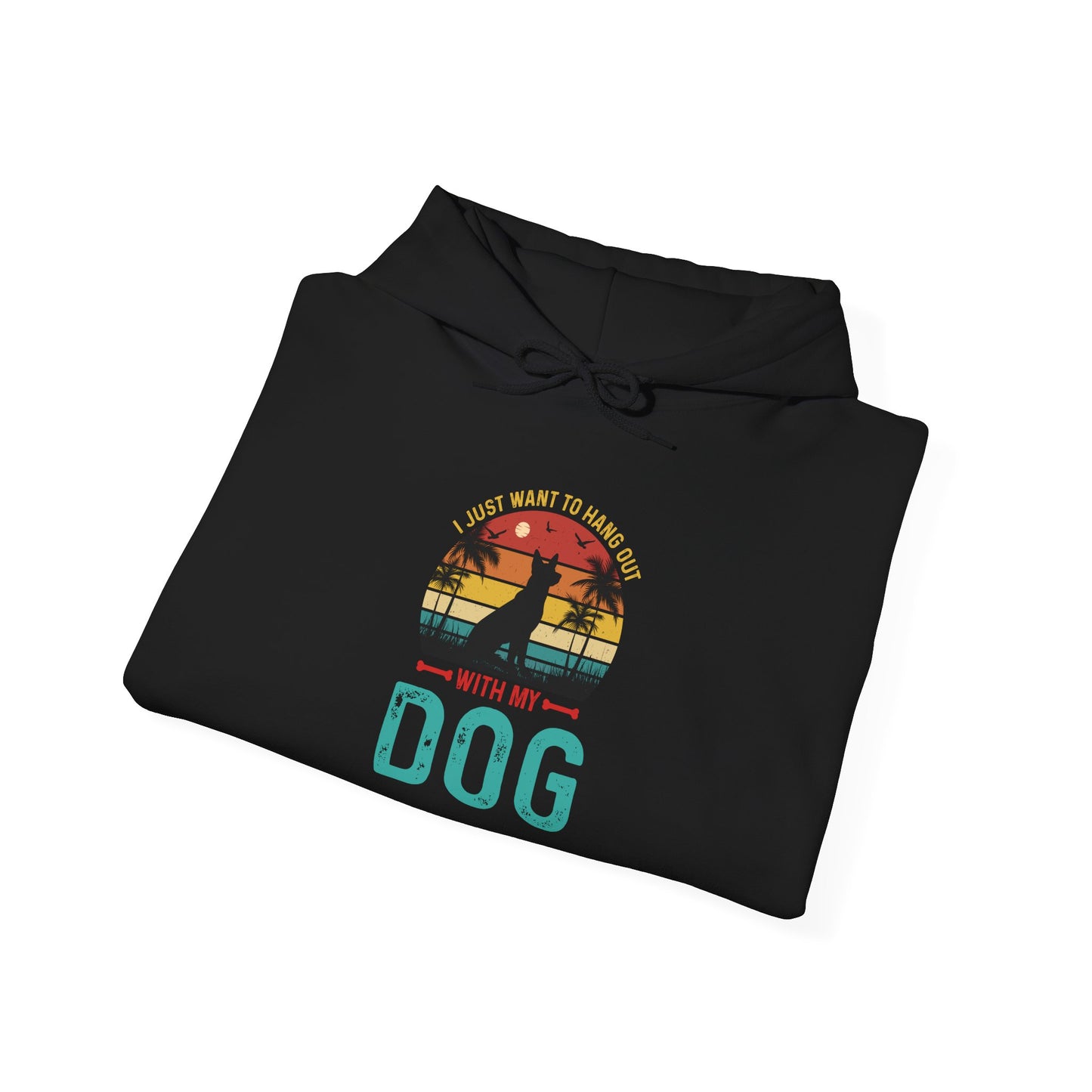 i Just Want To Hangout With My Dog' German Shephard Unisex T-Shirt