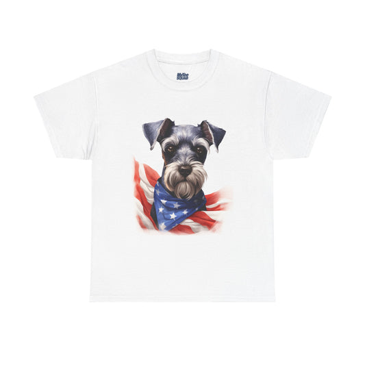 Patriotic Miniature Schnauzer Unisex T-Shirt