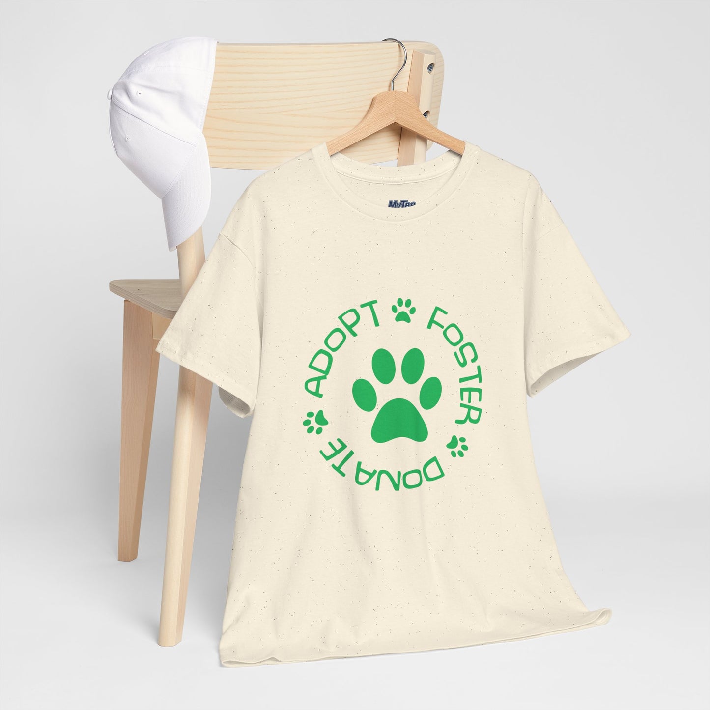 Adopt, Foster, Donate Unisex T-Shirt| Animal Rescue Support