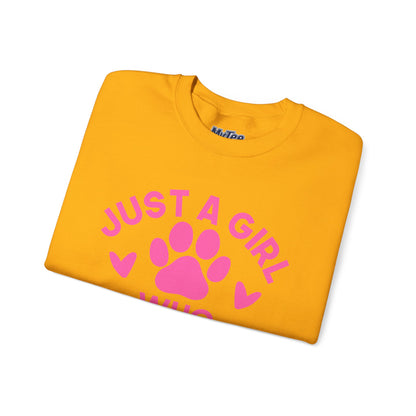 Just a Girl Who Loves Dogs Sweatshirt | Gift For Dog Mom