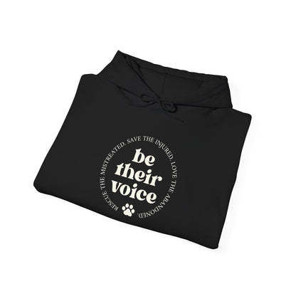 Be Their Voice Unisex Hoodie | Animal Advocacy Apparel