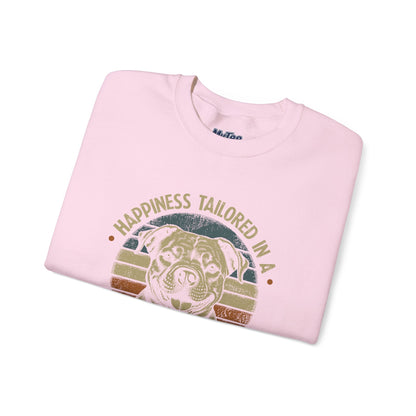 Happiness Tailored In A Pitbull Smile Unisex Sweatshirt
