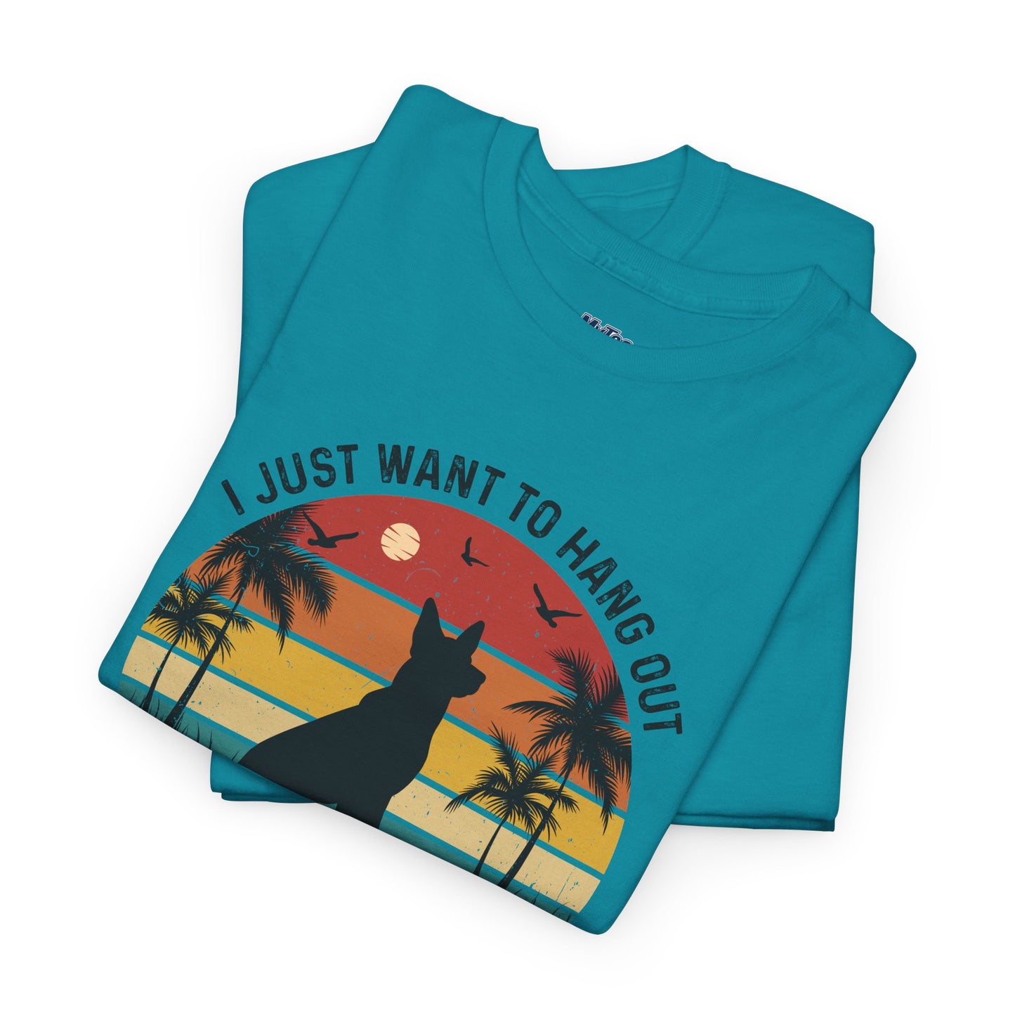 I Just Want To Hang Out With My Dog  Unisex T-Shirts