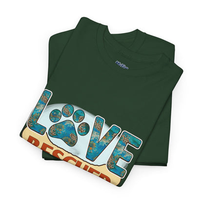 Love Rescued Me T-Shirt - Rescue Dogs Save Lives