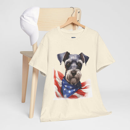 Patriotic Miniature Schnauzer Unisex T-Shirt