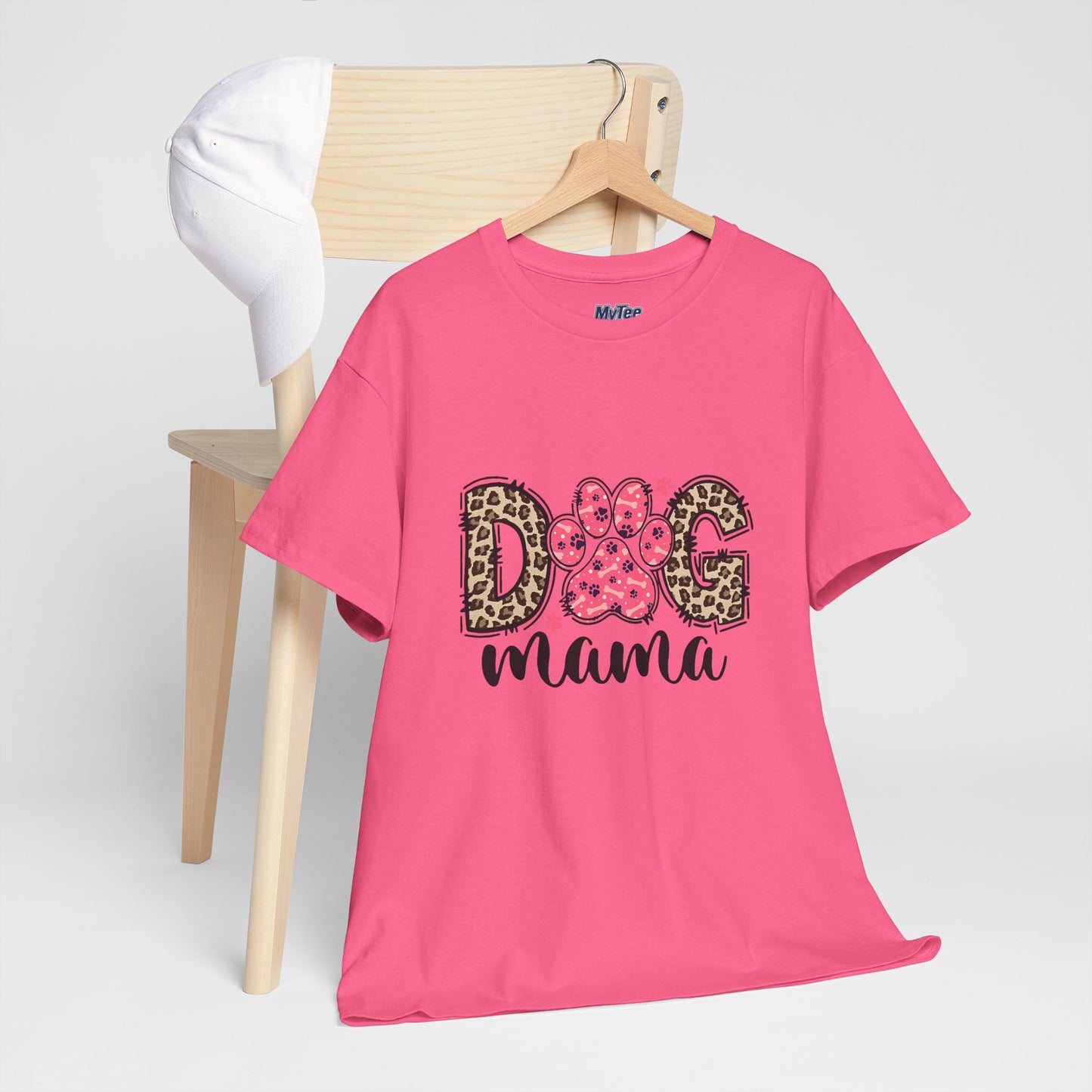 Dog Mama Graphic Cotton T-Shirt | Perfect for Pet Lovers