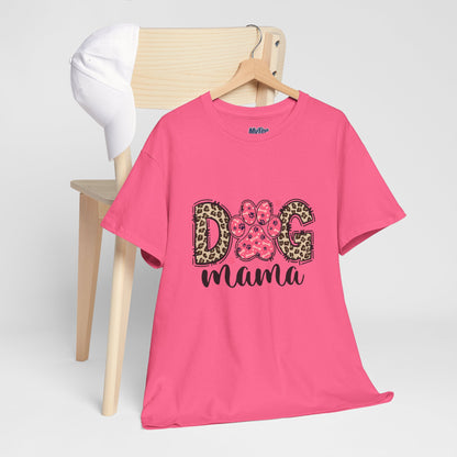 Dog Mama Graphic Cotton T-Shirt | Perfect for Pet Lovers