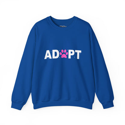 Adopt Themed Unisex Crewneck Sweatshirt - Comfortable Casual Wear