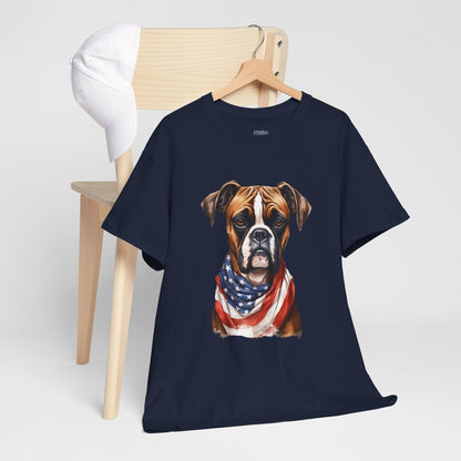 Patriotic Boxer Unisex T-Shirt