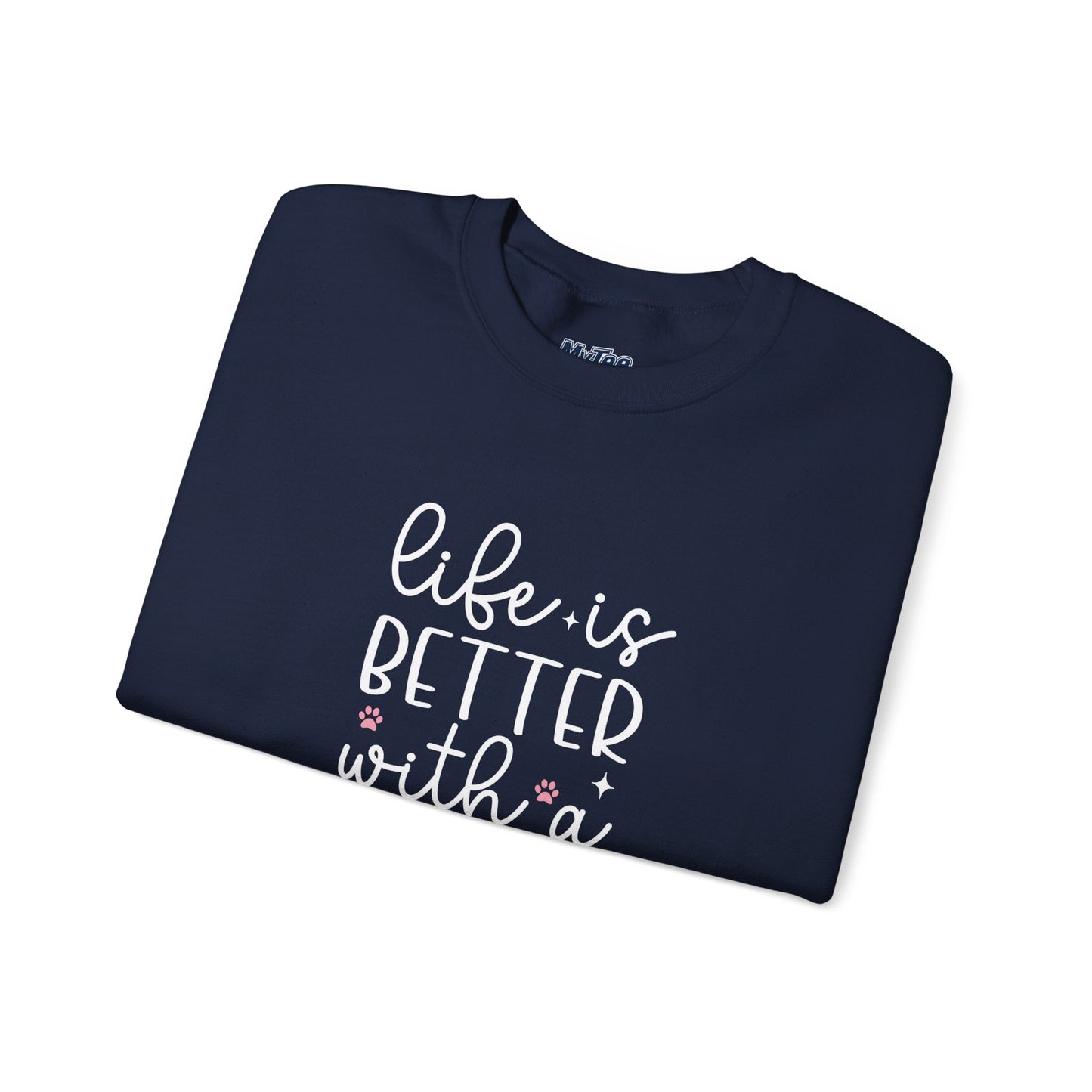 Life Is Better With A Rescue Dog Unisex Sweatshirt | Cozy Pet Lover Gift