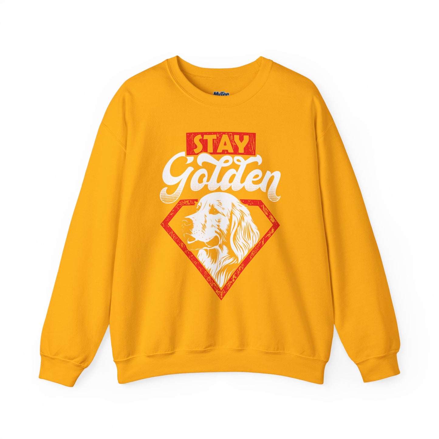 Stay Golden Retriever Sweatshirt – Bold Dog Lover Graphic Tee