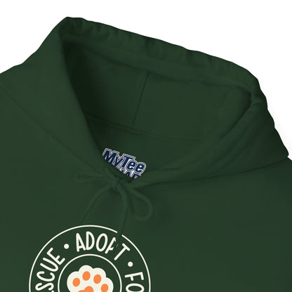 Rescue Adopt Foster Unisex Hoodie | Adoption Awareness