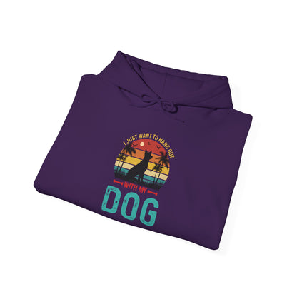 i Just Want To Hangout With My Dog' German Shephard Unisex T-Shirt