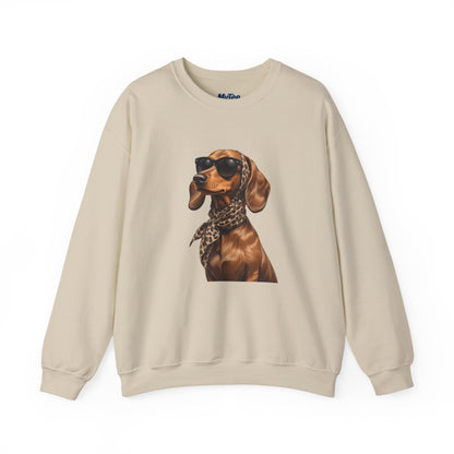 Chic Dachshund Dog Lover Unisex Sweatshirt | Crewneck Pullover For Pet Lovers