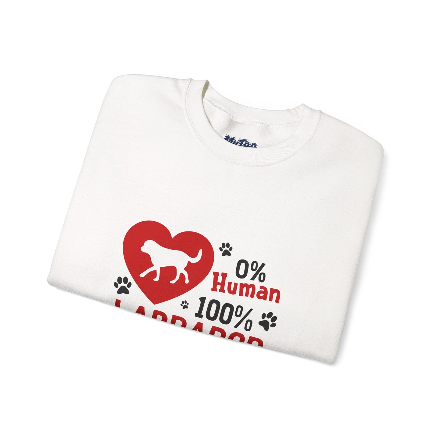 0% Human 100% Labrador Unisex Sweatshirt