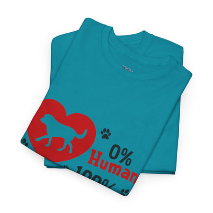 0 % Human, 100% Labrador Unisex T-Shirts