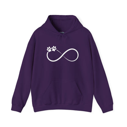 Infinity Paw Unisex Hoodie– Cozy & Timeless Love