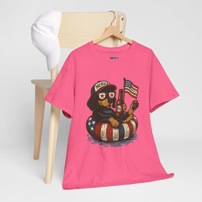 Patriotic Dachshund America Unisex T-Shirt