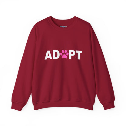 Adopt Themed Unisex Crewneck Sweatshirt - Comfortable Casual Wear
