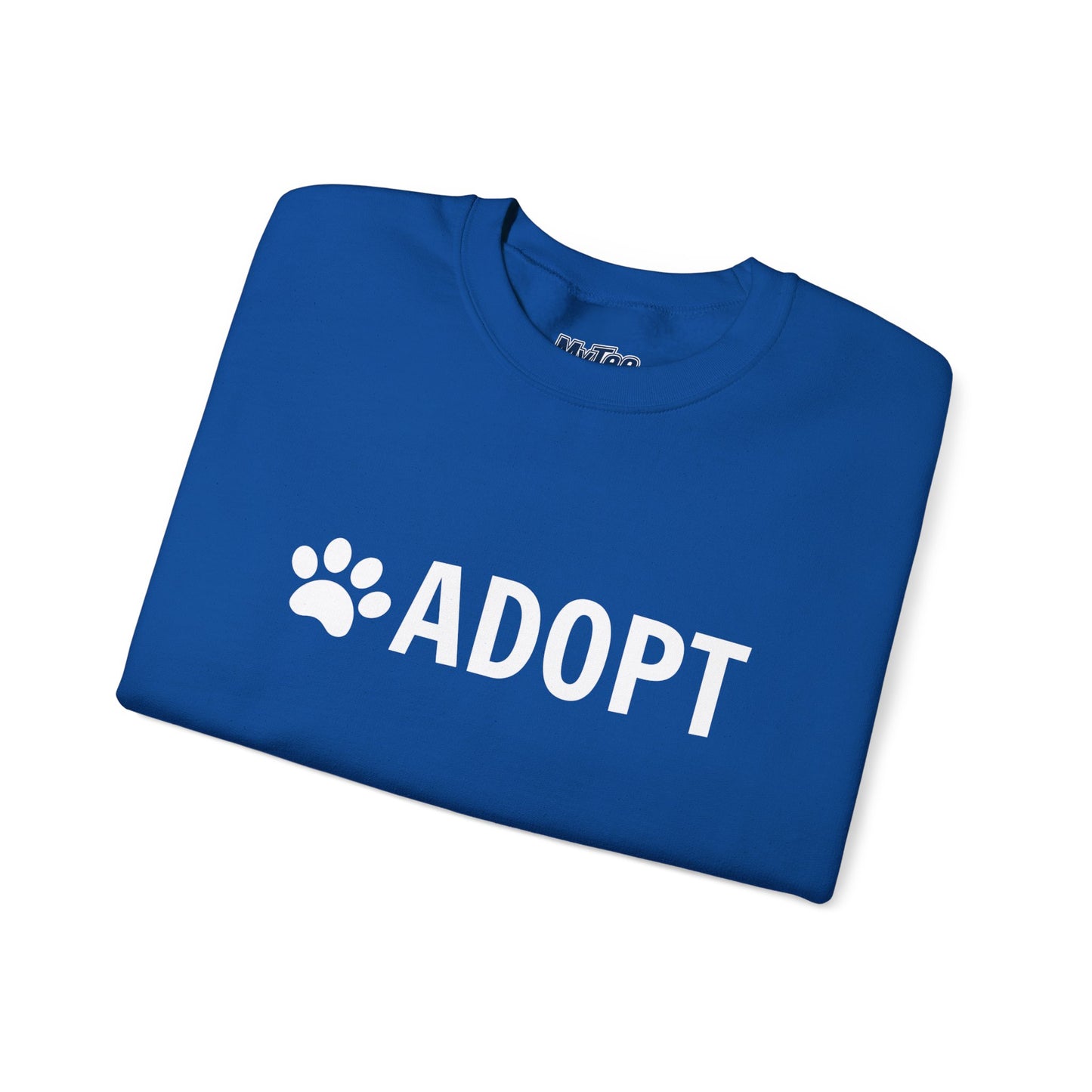 Adopt Pet Lover Crewneck Sweatshirt | Dog Rescue Inspired