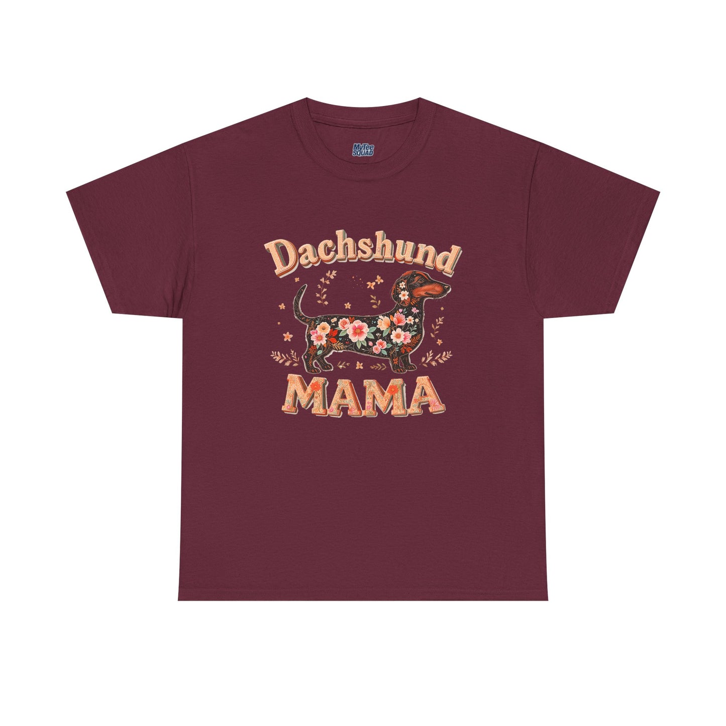 Dachshund Mama T-Shirt – Cute Floral Pup Lover Tee
