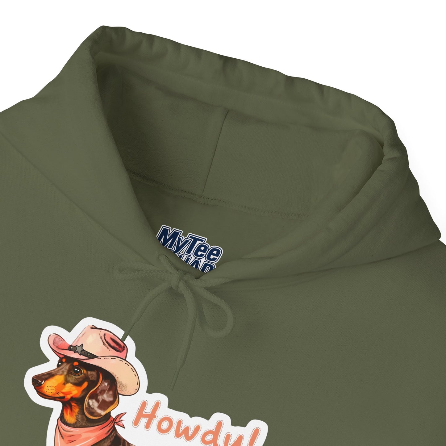 Dachshund Howdy Unisex Hoodie – For Proud Pup Parents With Western Soul