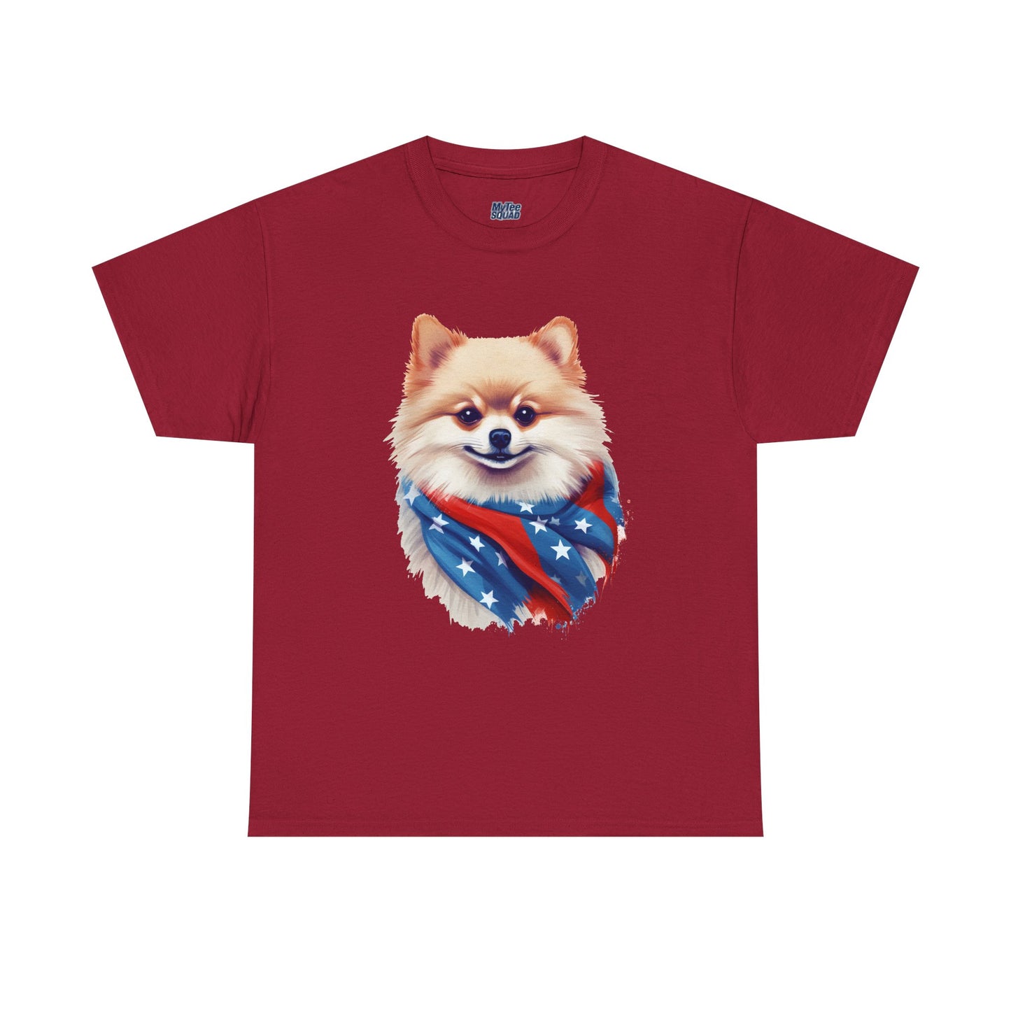 Patriotic pomeranian Unisex T-Shirt