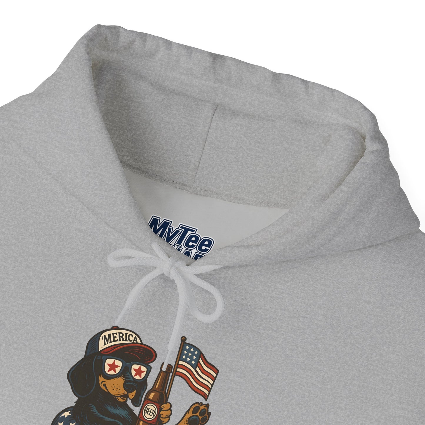 Patriotic Dachshund America Unisex Hoodie