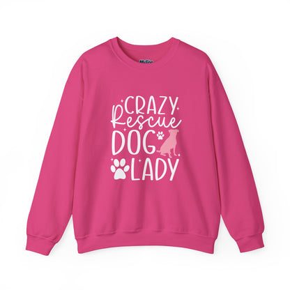 Crazy Rescue Dog Lady Sweatshirt | Dog Mom Crewneck