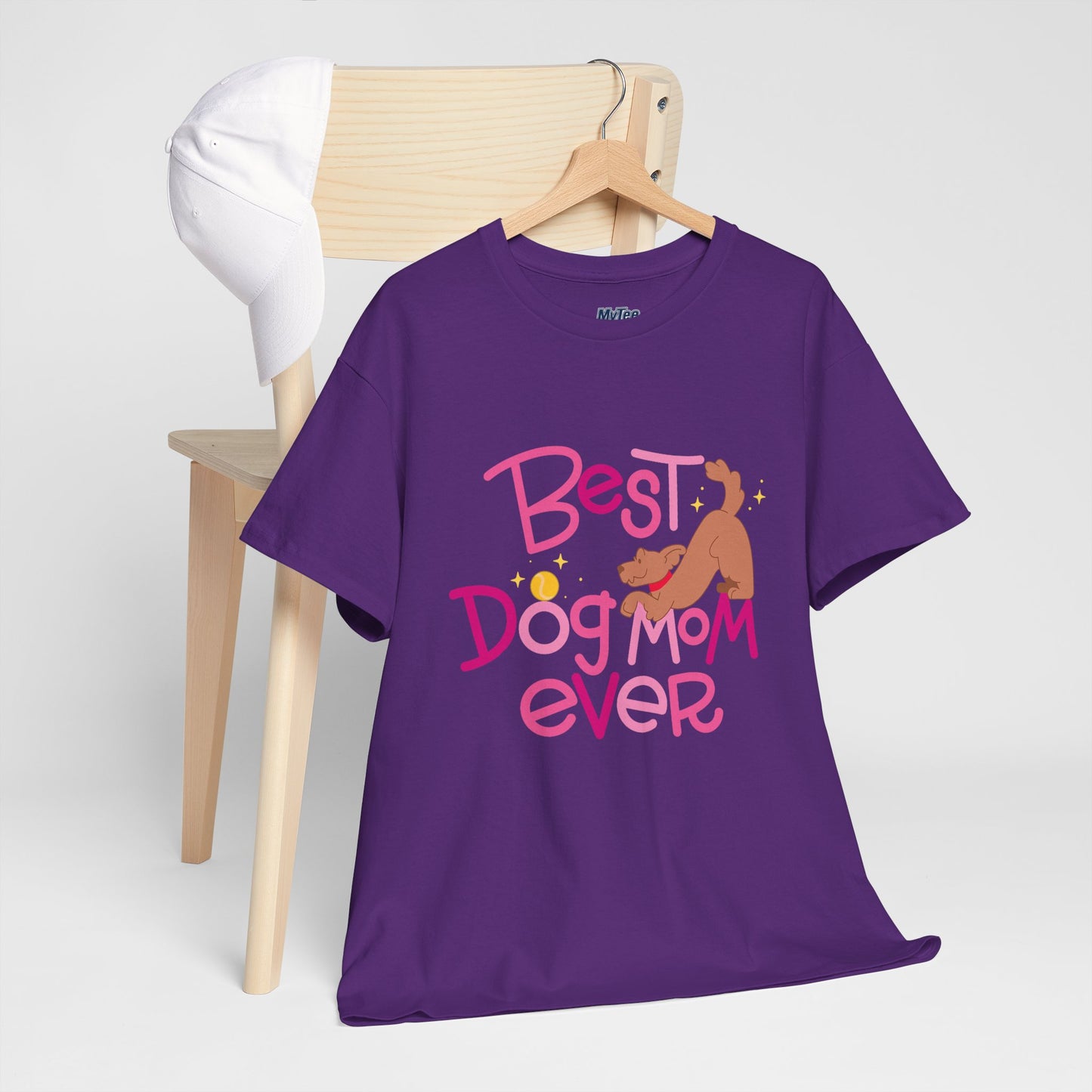 Best Dog Mom Ever Cotton T-Shirt For Proud Mothers
