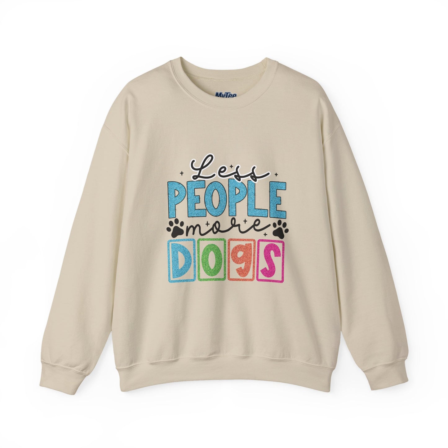 Less People More Dogs Unisex Crewneck Sweatshirt | Pet Owner Gift